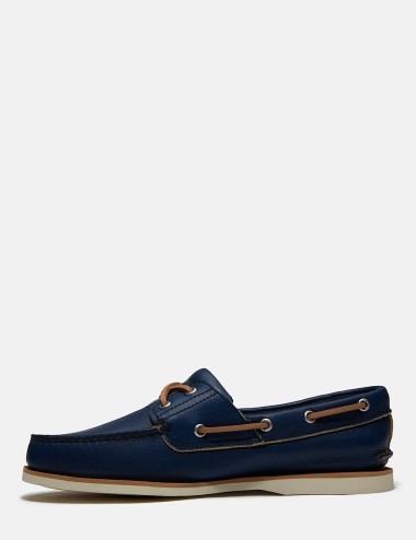 Lake House Classic 2-Eye Boat Shoe for Men in Dark blue