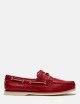 Lake House Classic 2-Eye Boat Shoe for Men in Dark red