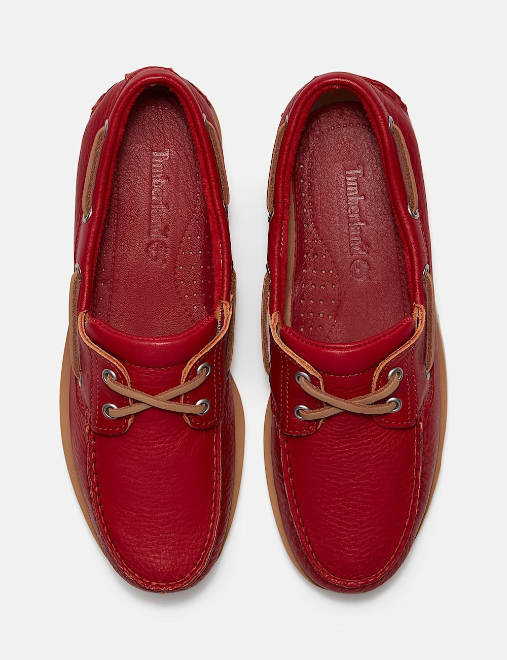 Lake House Classic 2-Eye Boat Shoe for Men in Dark red