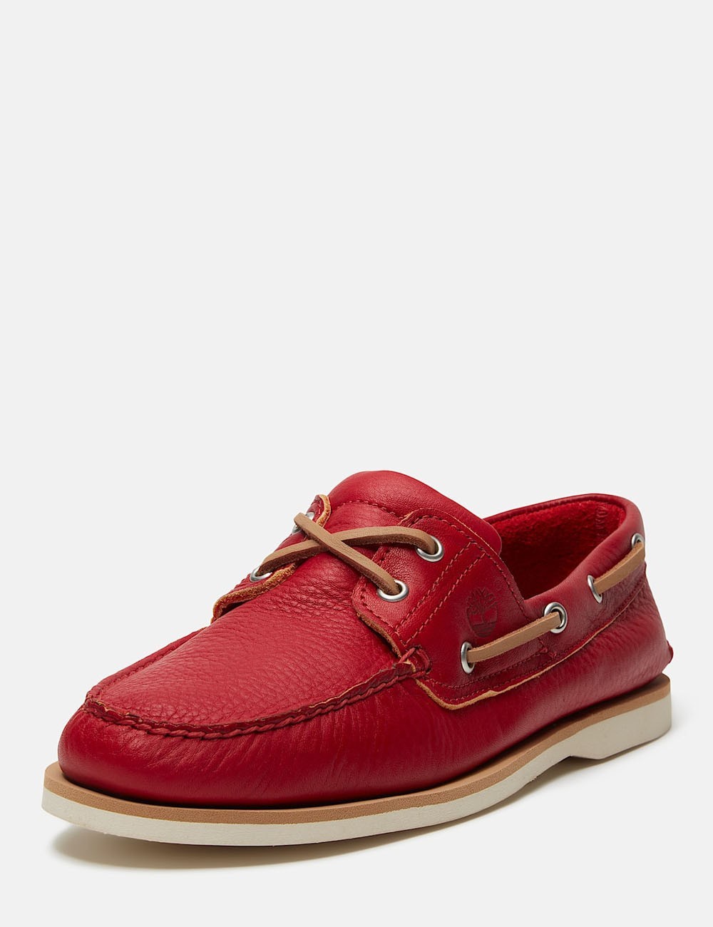 Lake House Classic 2-Eye Boat Shoe for Men in Dark red