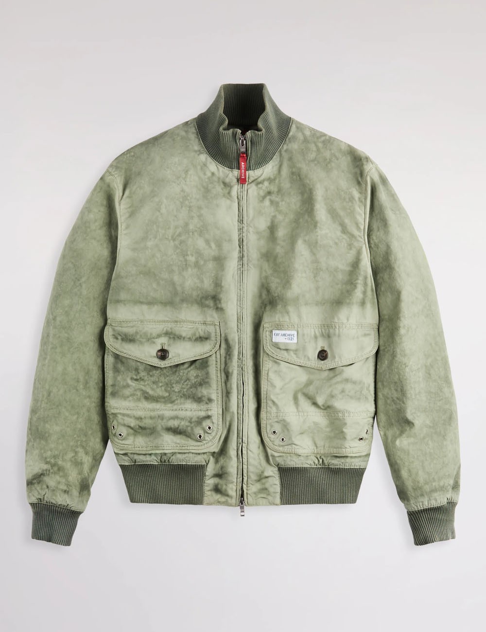 Bomber Jacket in Cotton and Nylon - Fay Archive