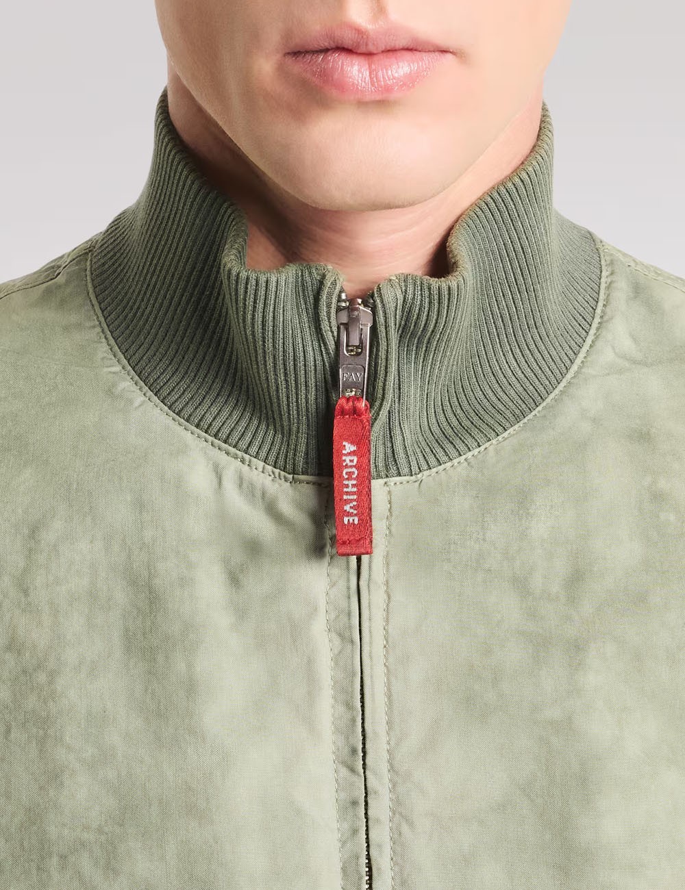 Bomber in Cotone e Nylon - Fay Archive