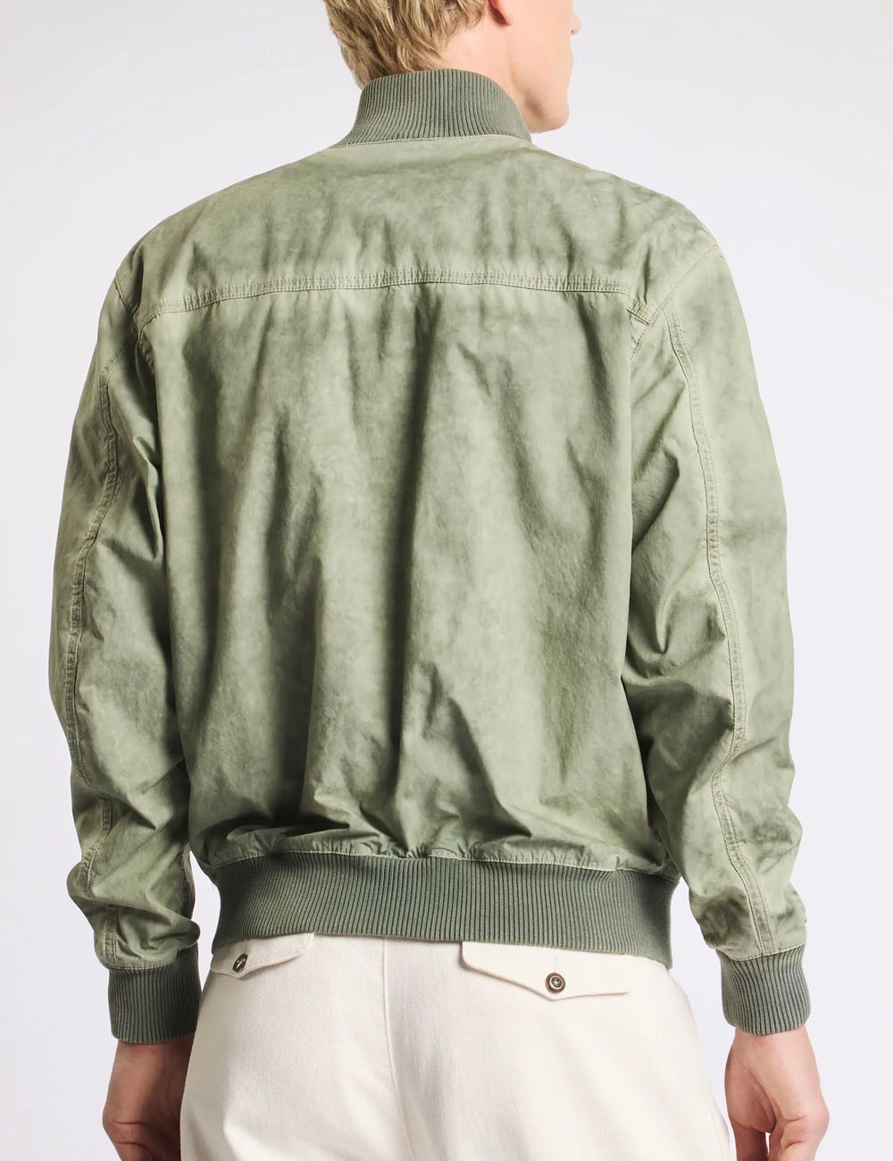Bomber Jacket in Cotton and Nylon - Fay Archive