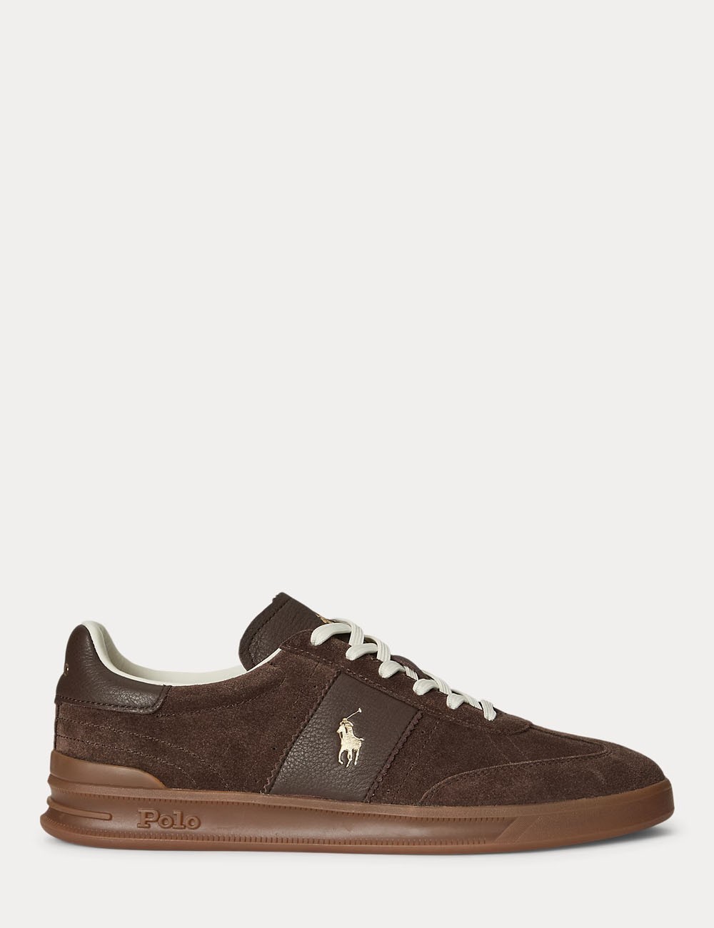 Sneaker Heritage Aera in camoscio Marrone cioccolato