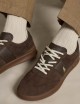 Sneaker Heritage Aera in camoscio Marrone cioccolato