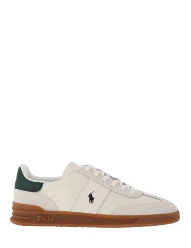 Bedford Suede Trainer Earth BIANCO/COLLEGE GREEN