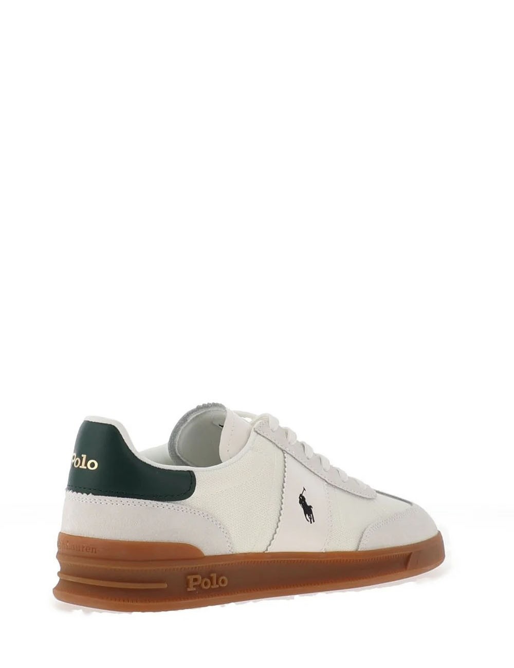 Bedford Suede Trainer Earth BIANCO/COLLEGE GREEN