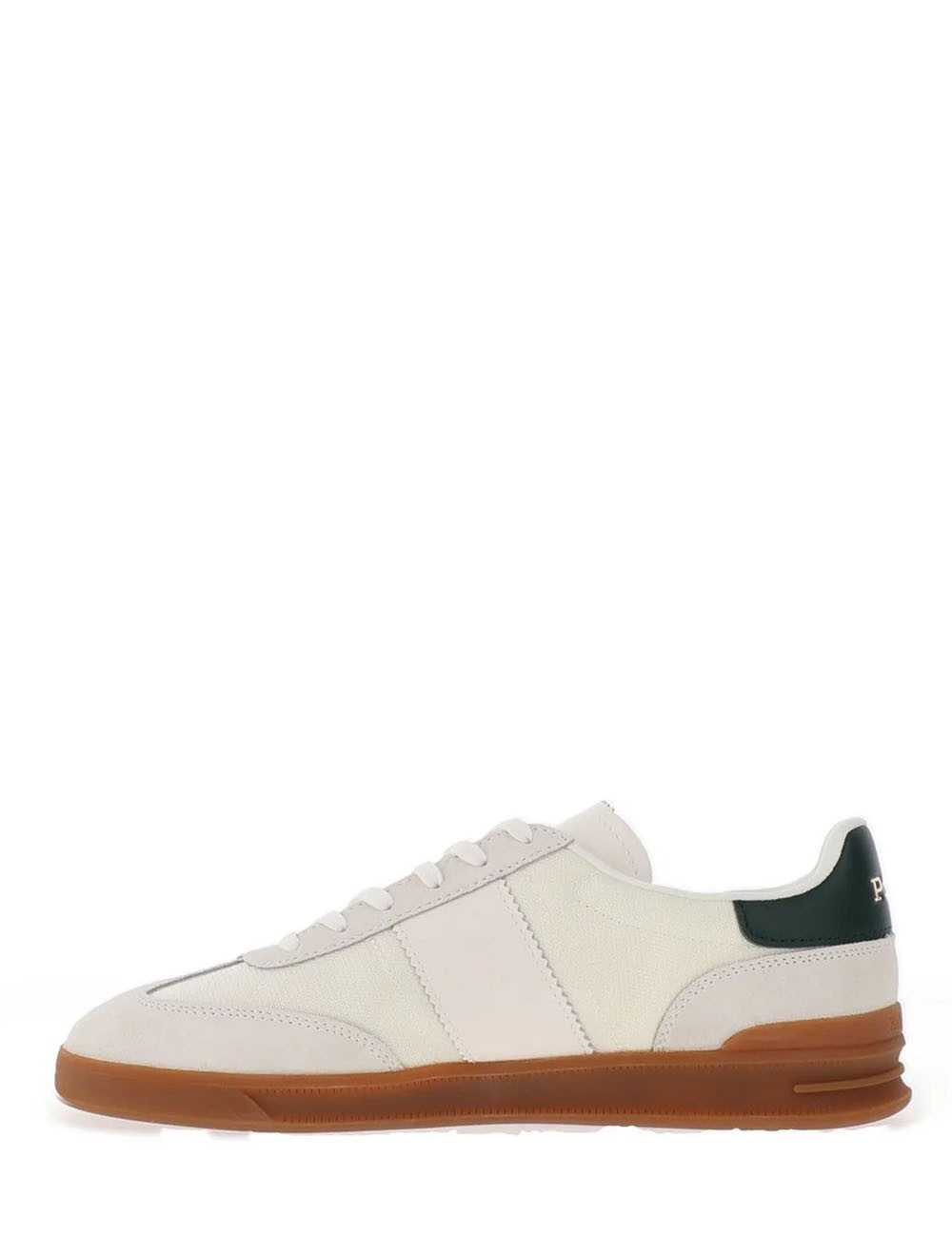 Bedford Suede Trainer Earth BIANCO/COLLEGE GREEN