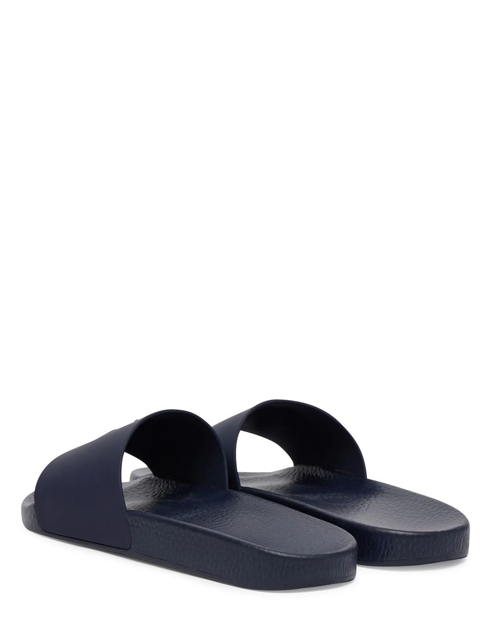 Ciabatte con pony navy