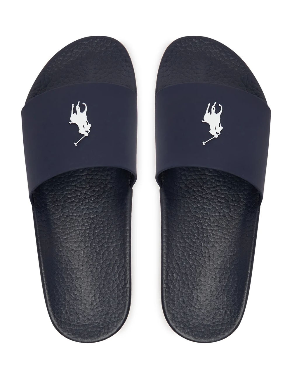 Ciabatte con pony navy