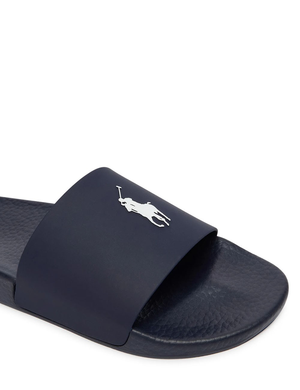 Ciabatte con pony navy