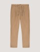 Pleated Trousers in Piqué guyana