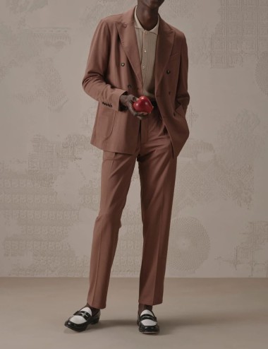 Pantalone pinces piquet guyana