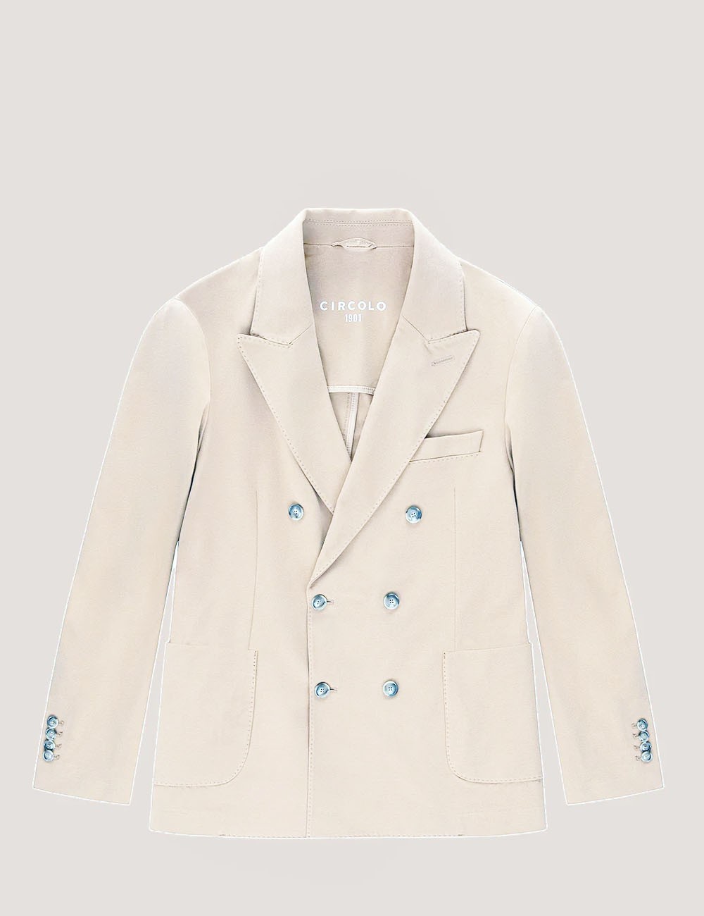 Double-Breasted Jacket in Light Jersey napkin