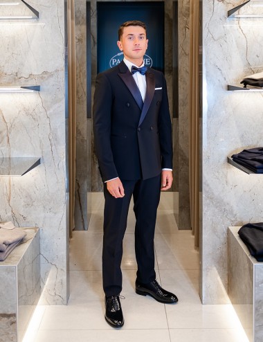 Dark Navy Double Breasted Tuxedo