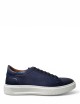 Sneakers DIXAN in pelle traforata jeans