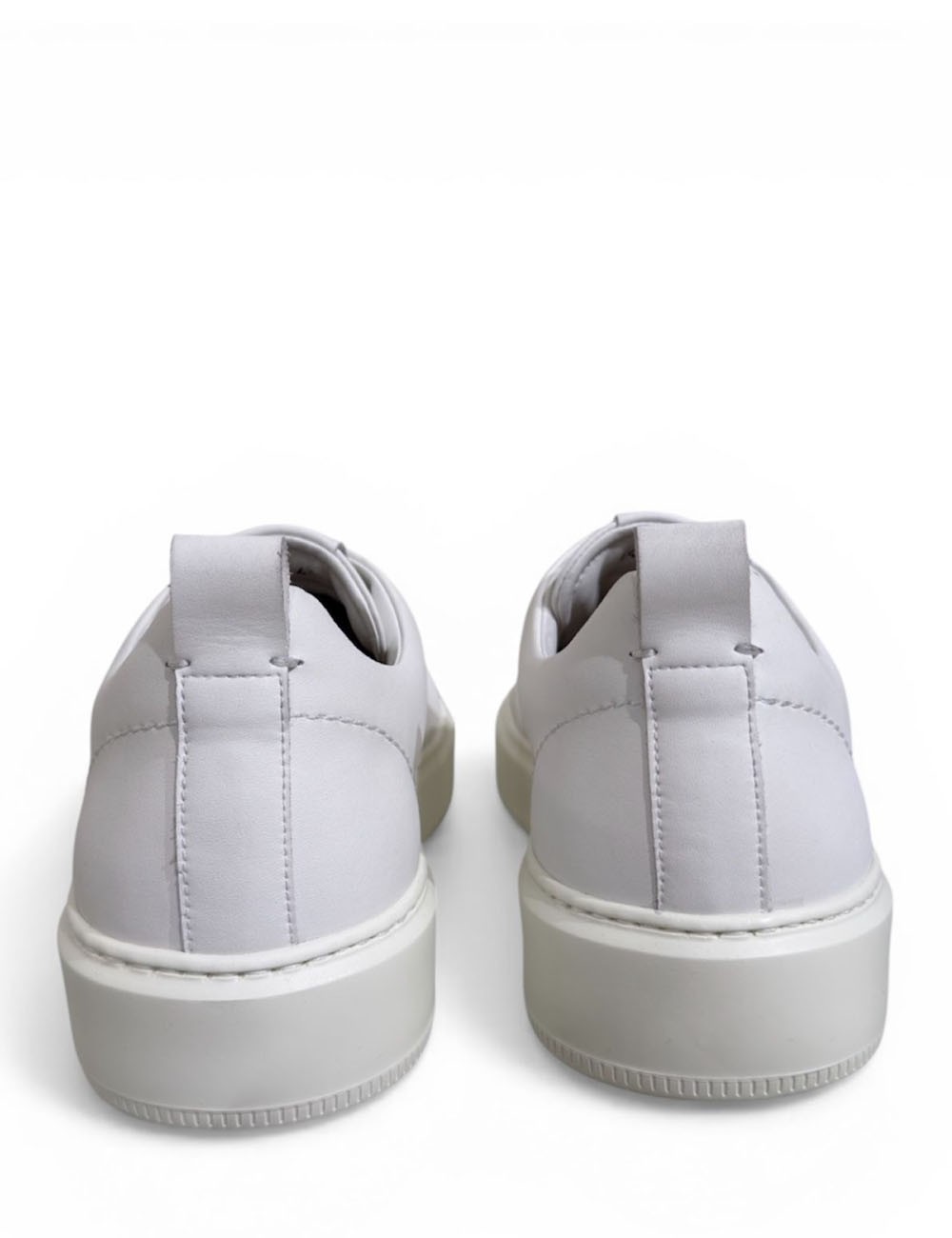 Sneakers POLO slip on in pelle off white