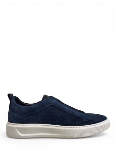 Sneakers FLORENCE slip on scamociata traforata oltremar