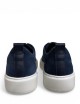Sneakers FLORENCE slip on scamociata traforata oltremar