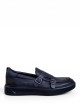 Mocassino DIXAN con fibbie in pelle jeans