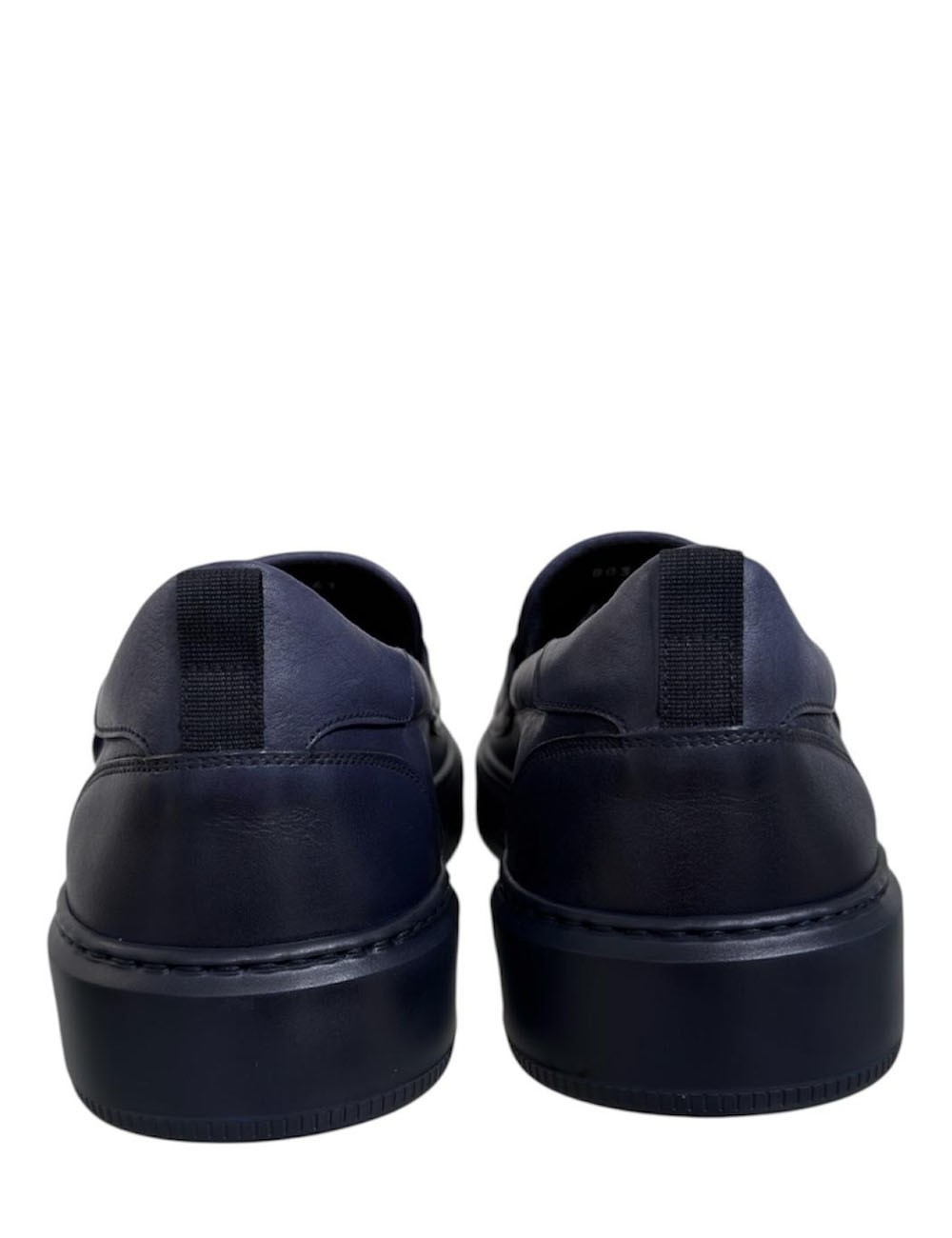 Mocassino DIXAN con fibbie in pelle jeans
