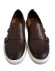Mocassino DIXAN con fibbie in pelle castagna