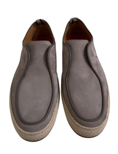 Mocassino FLORENCE fondo corda scamosciato taiga