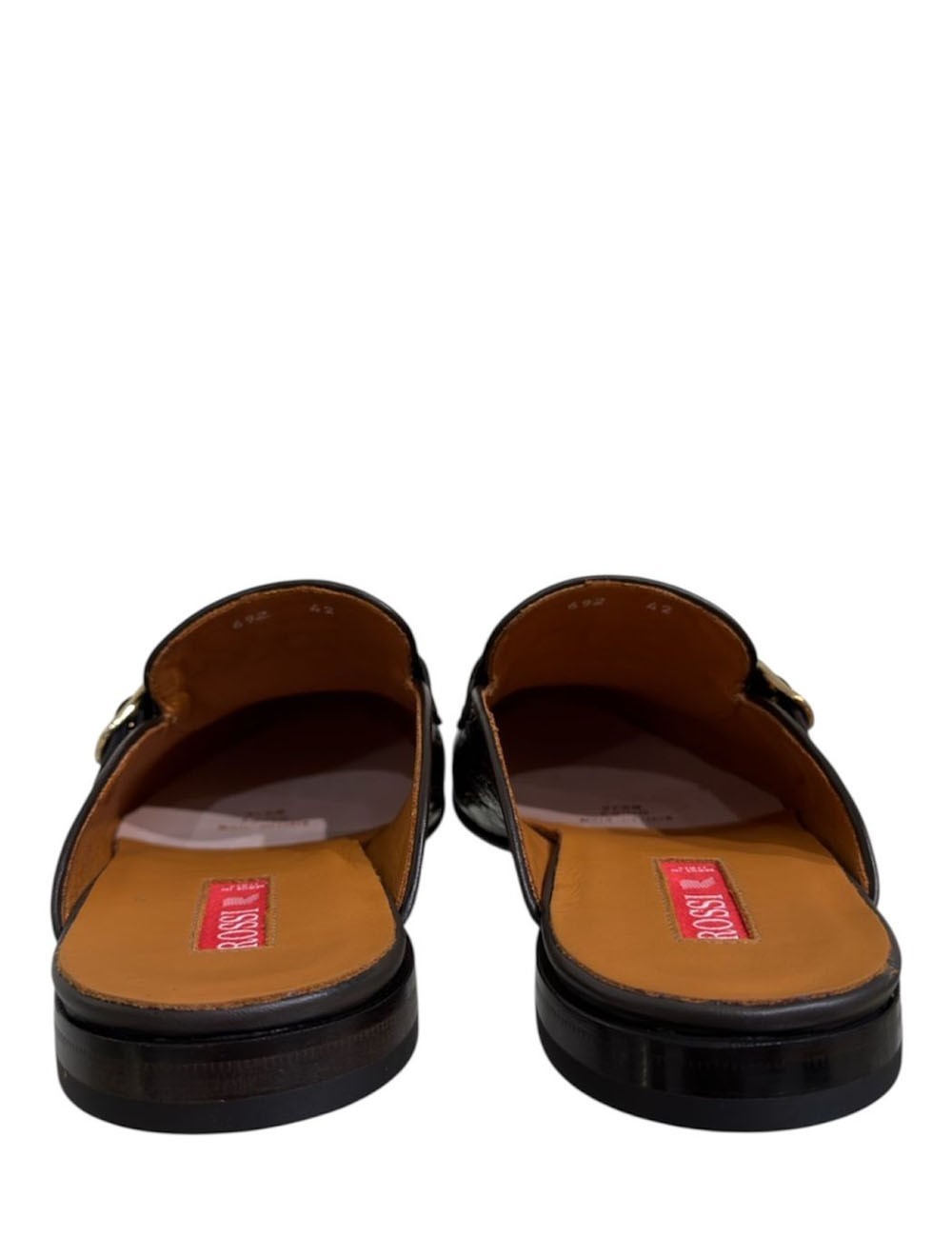 Ciabatta BABILAS in pelle cocco testa di moro