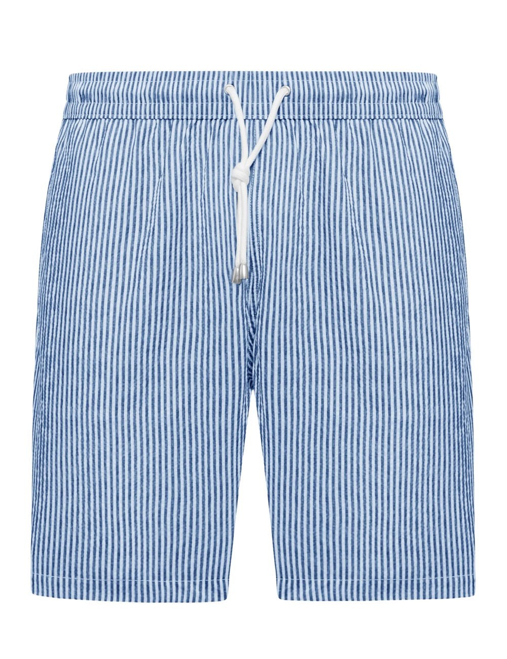 Costume da bagno a righe con coulisse blue