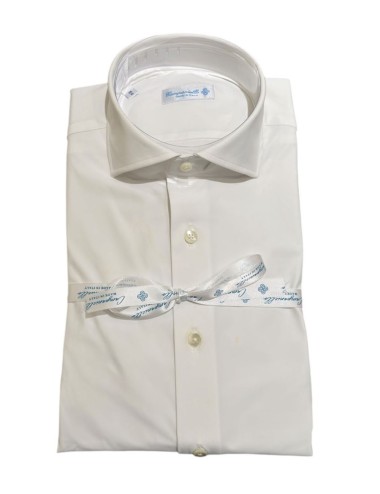 Camicia tinta unita bianca