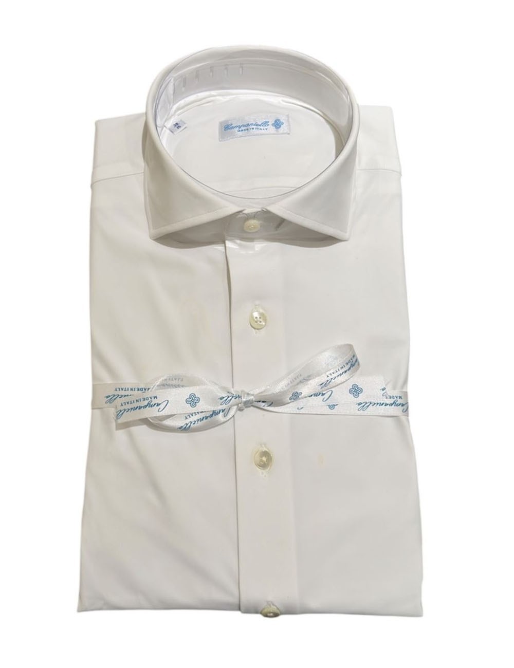 Camicia tinta unita bianca