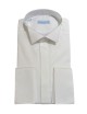 Camicia collo diplomatico polso gemello bianca