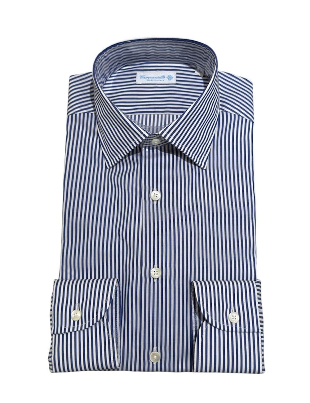 Camicia a righe blu