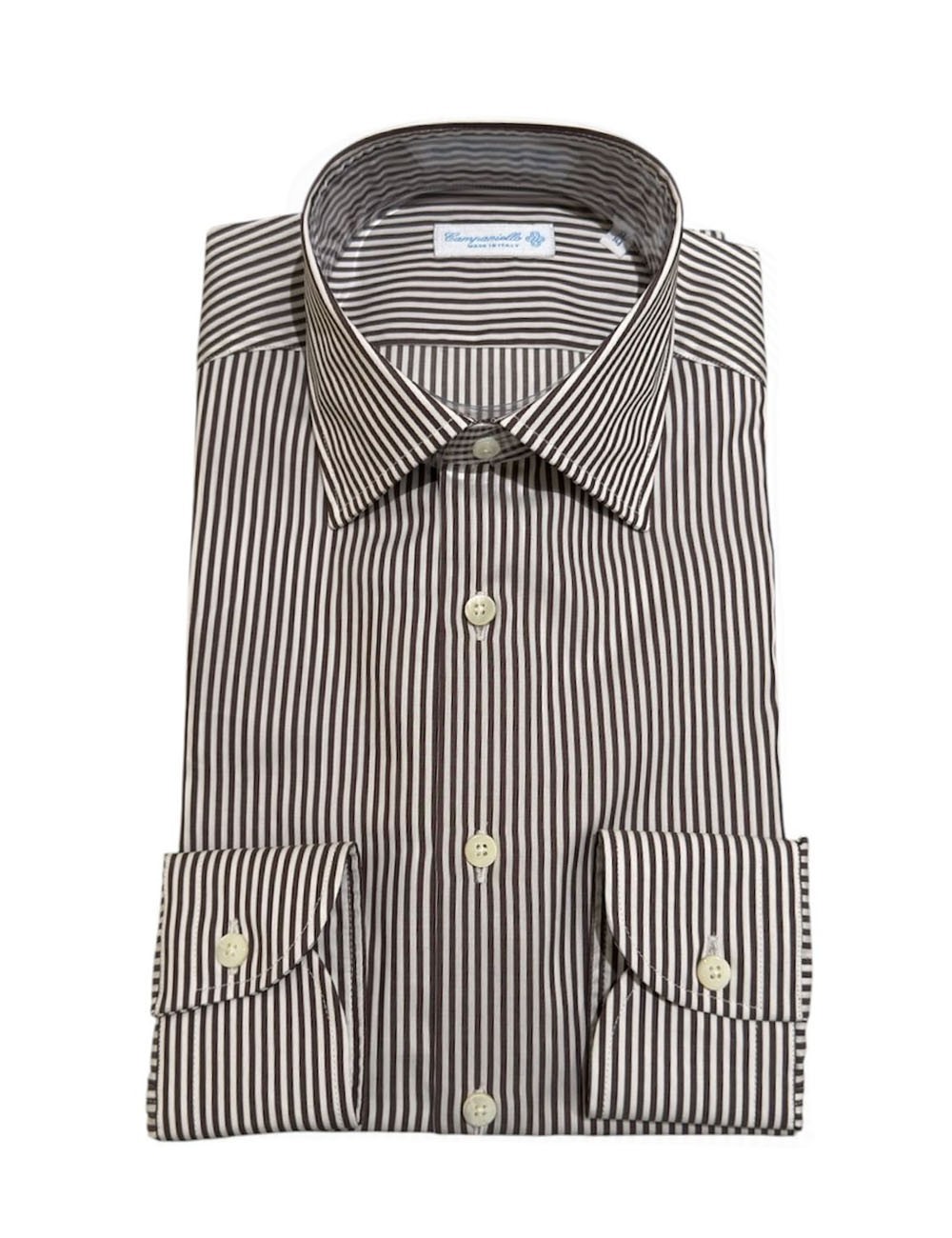 Camicia a righe nere