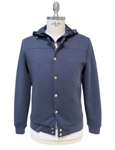 Felpa con cappuccio staccabile SUPIMA COTTON blue