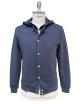 Felpa con cappuccio staccabile SUPIMA COTTON blue