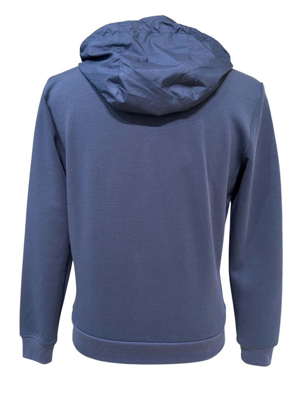 Felpa con cappuccio staccabile SUPIMA COTTON blu