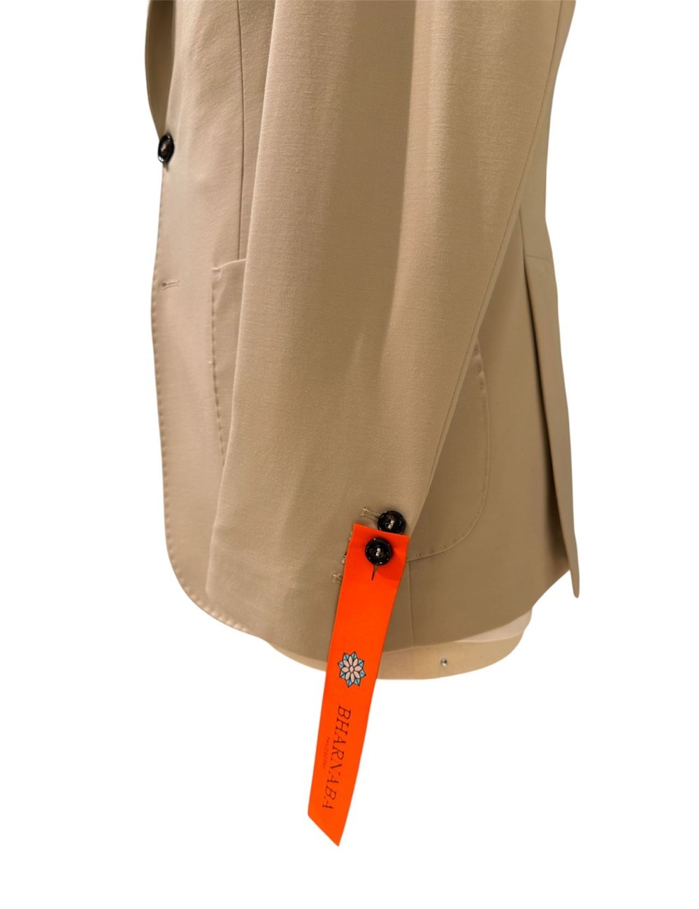 Giacca monopetto beige