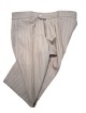 Abito doppiopetto gessato beige