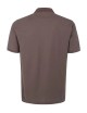 Polo slim fit in piquet cacao