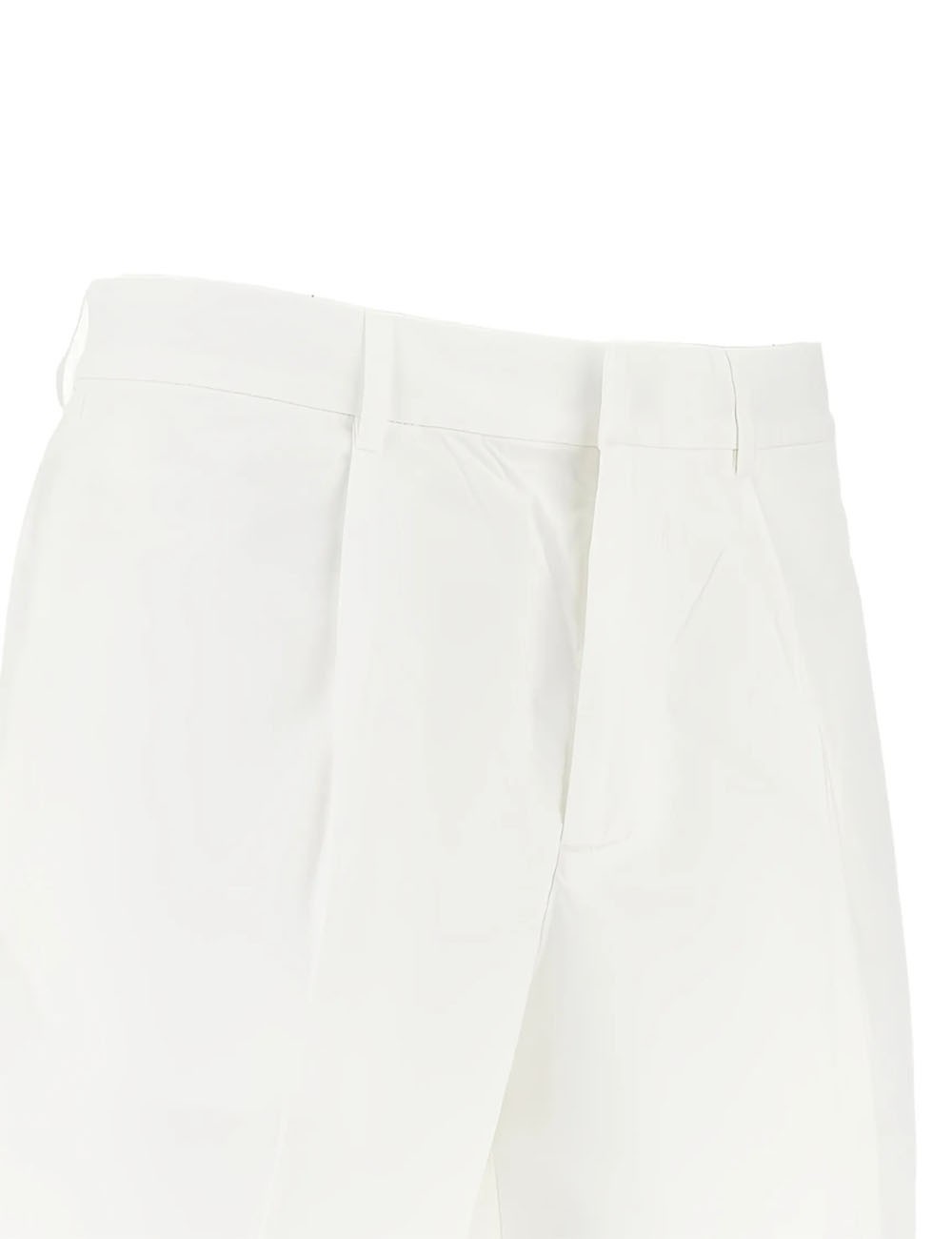 Bermuda in cotone crema