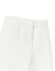Bermuda in cotone crema