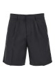 Bermuda con pieghe nero