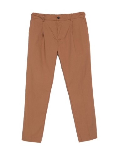 Pantalone in cotone tobacco