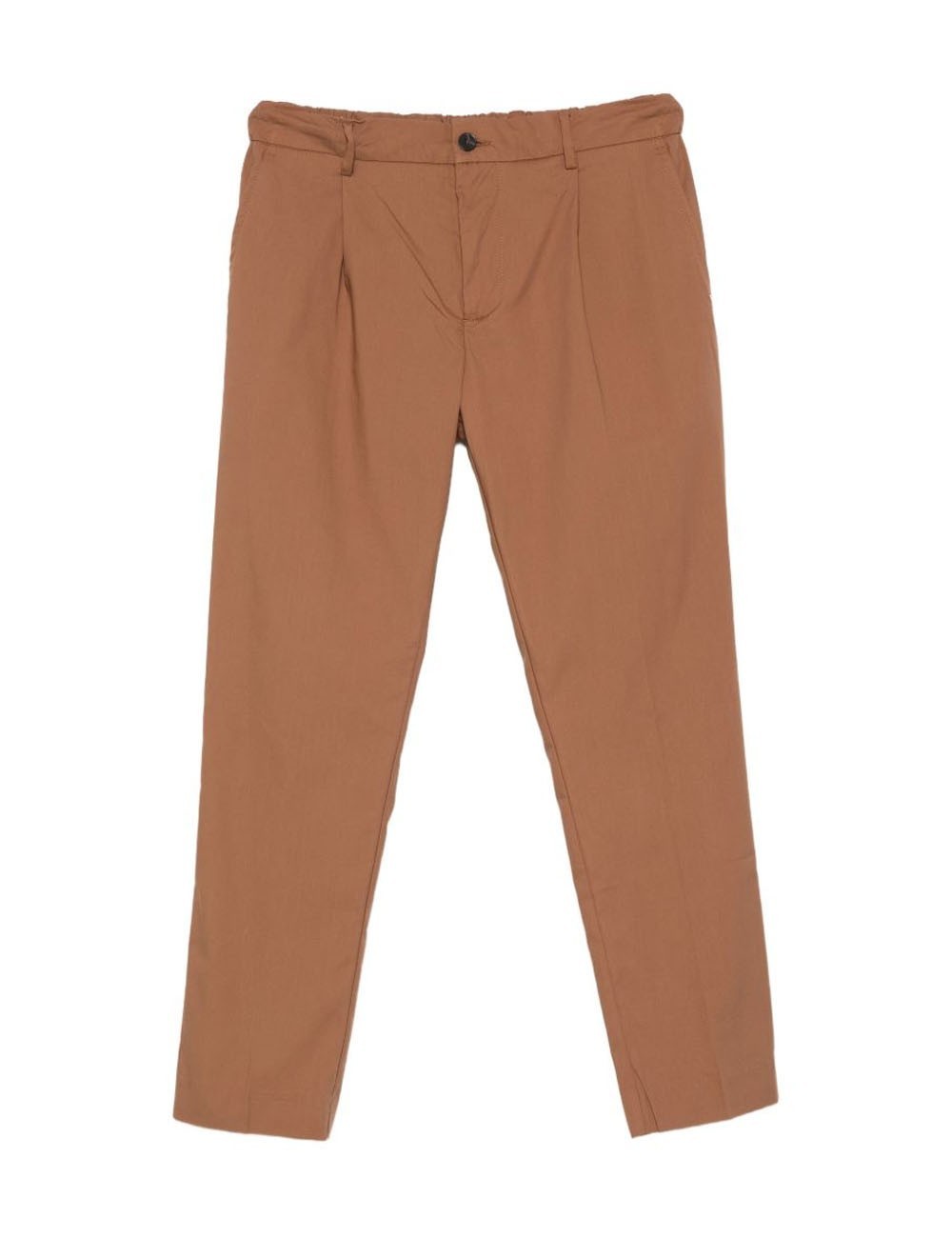 Pantalone in cotone tobacco