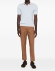Pantalone in cotone tabacco
