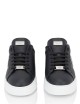 Leather Lo-Top Sneaker Hexagon black
