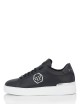 Sneakers Hexagon Lo-Top in pelle nera