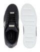 Leather Lo-Top Sneaker Hexagon black