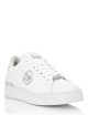 Leather Lo-Top Sneaker Hexagon white